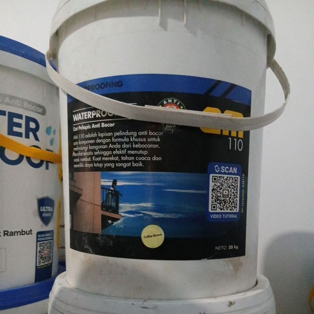 AM 110 COFFEE BROWN cat pelapis antibocor waterproofing