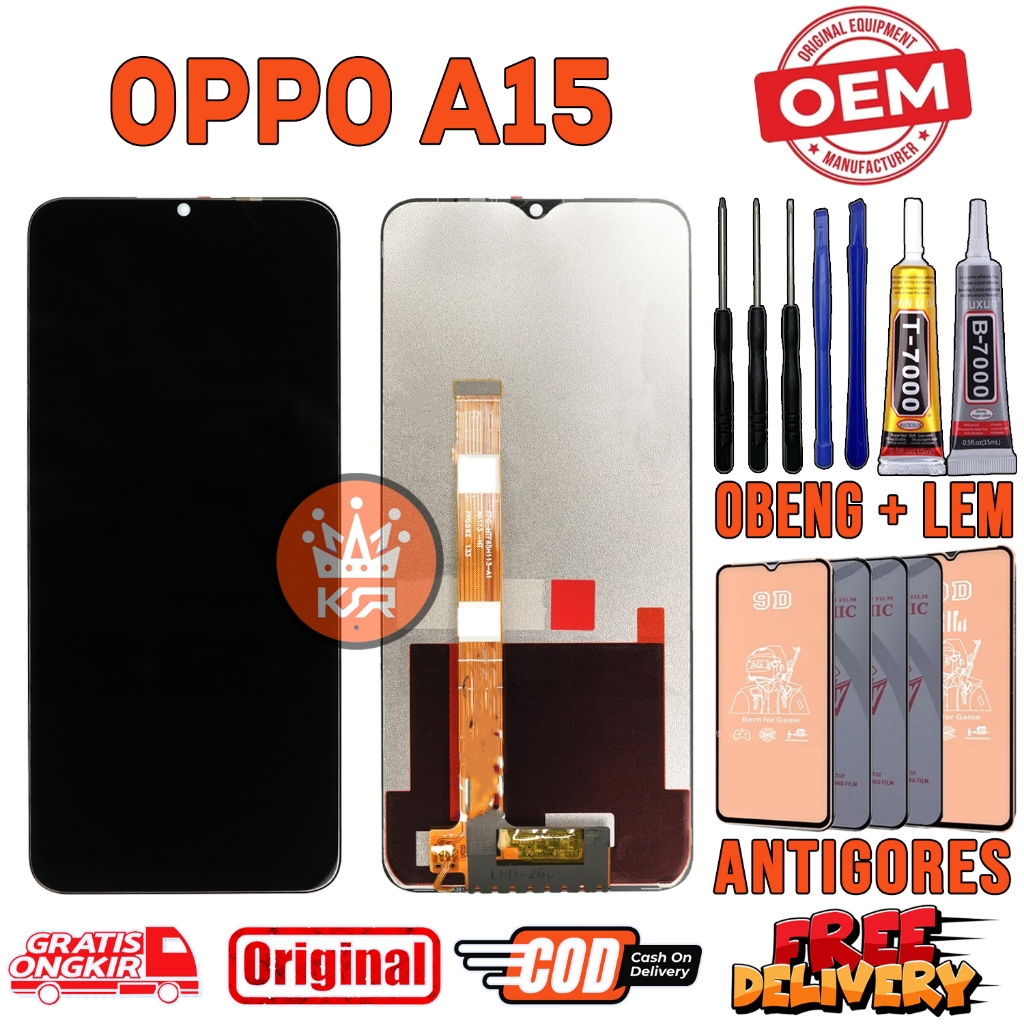 Lcd Touchscreen Oppo A15 Original Fullset Lcd Oppo A15 OEM Quality