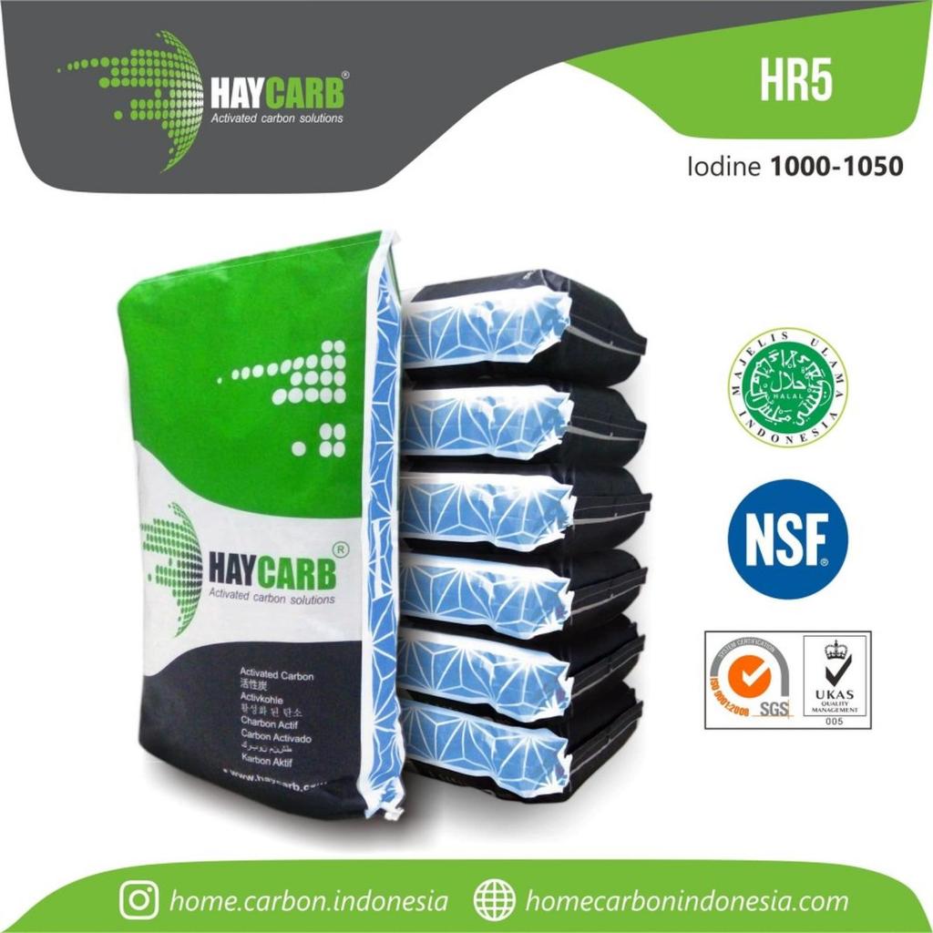 Karbon aktif haycarb HR5 iodin 1050 active carbon haycarb srilanka