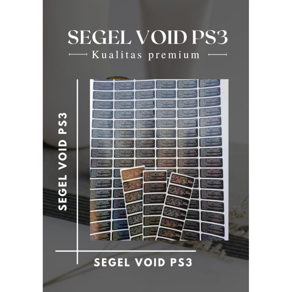 SEGELMESIN VOID PS3 FAT / SLIM / SUPERSLIM | SEGEL MESIN VOID PS