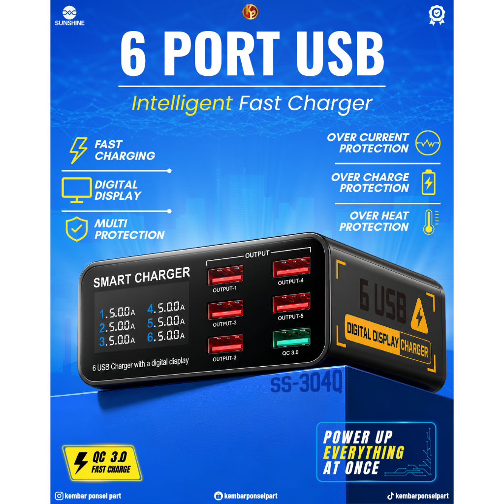 INTELLIGENT FAST CHARGER SUSNHINE SS-304Q