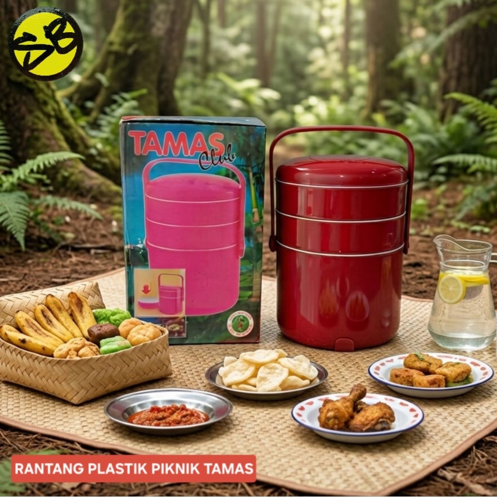 Rantang Piknik Bekal Makanan Tamas GMC Plastik Susun 3