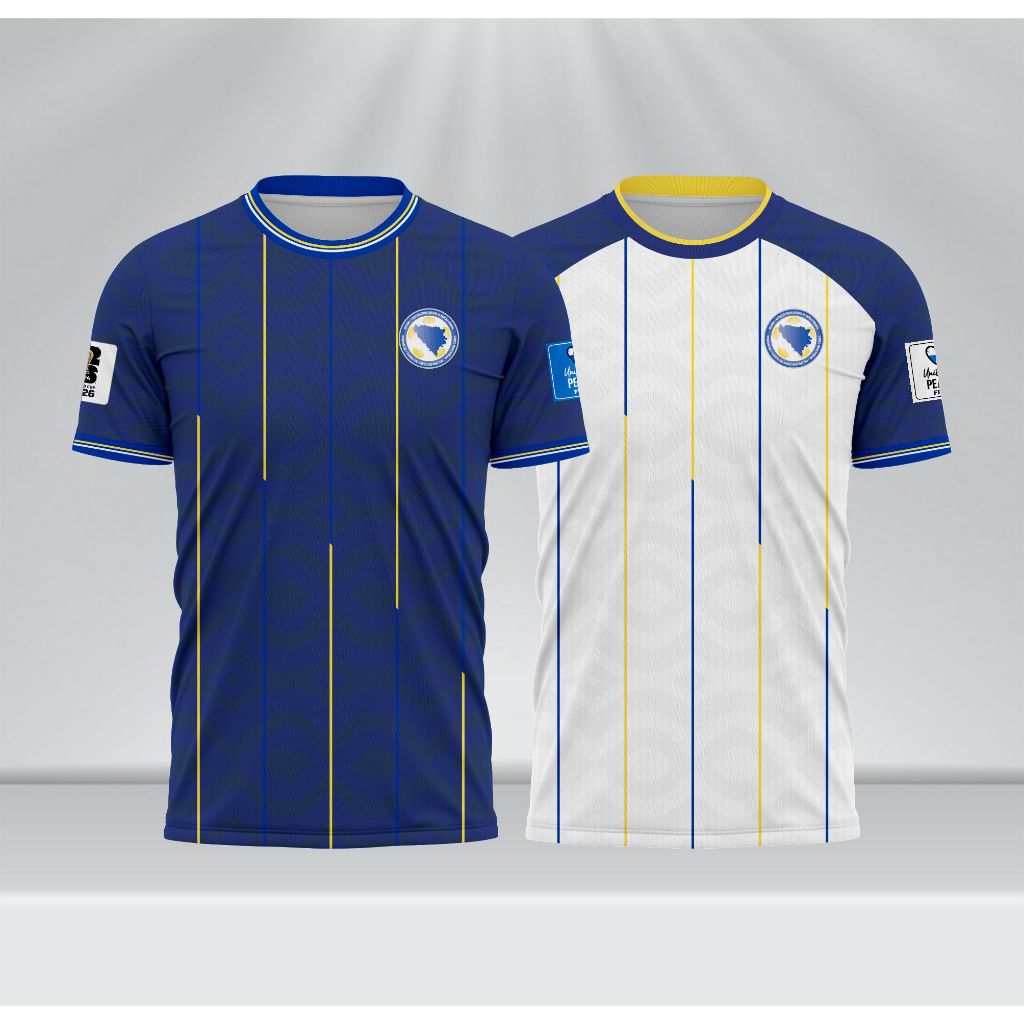Jersey Bosnia and Herzegovina Home Away Piala Dunia 2026 Full Printing