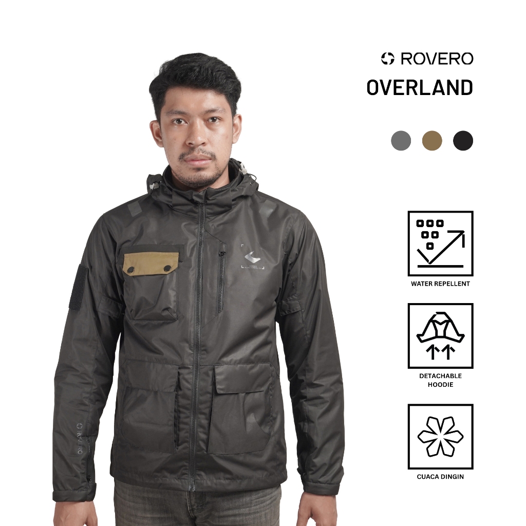 Jaket Respiro OVERLAND | Jaket Motor Harian Pria Windproof