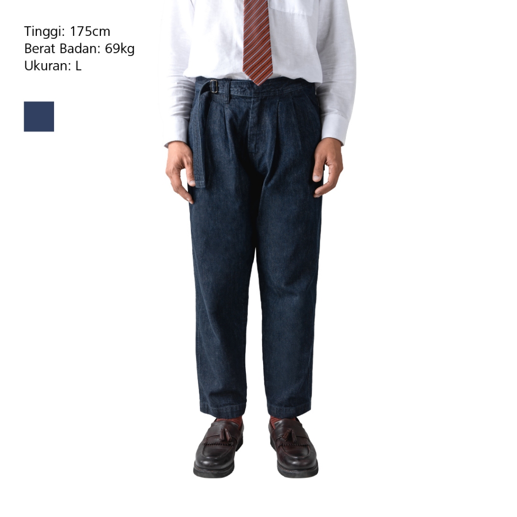 Bodypack Parrel Denim Regular Fit Pants Celana Panjang Stylish - Navy