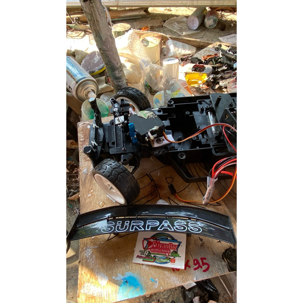 Wing spoiler SURPASS RC DRIFT 1/10