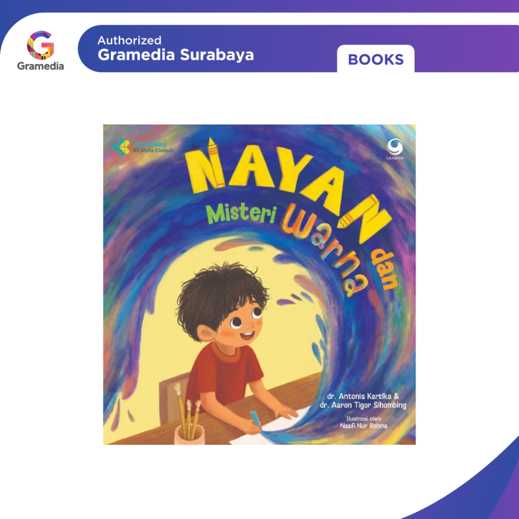 Gramedia Surabaya - Nayan dan Misteri Warna