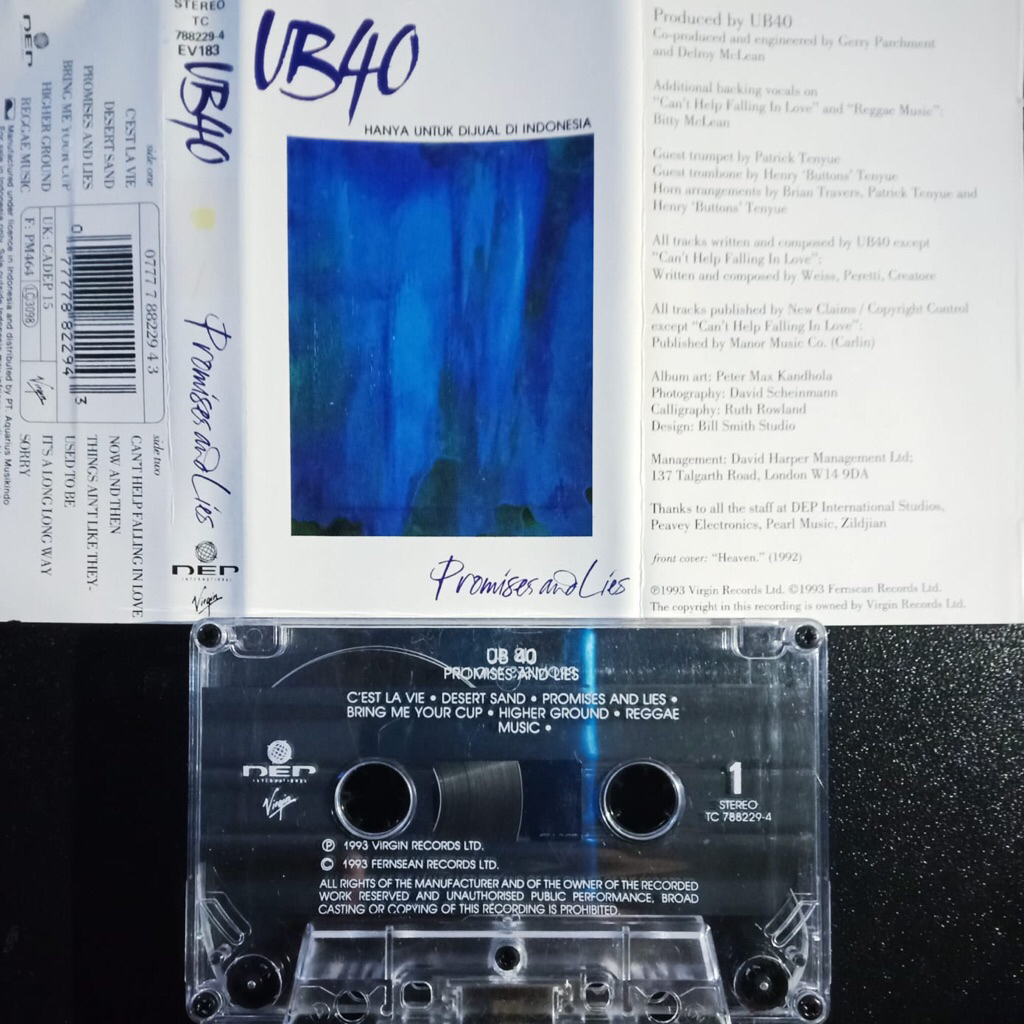 KASET PITA UB40 PROMISES