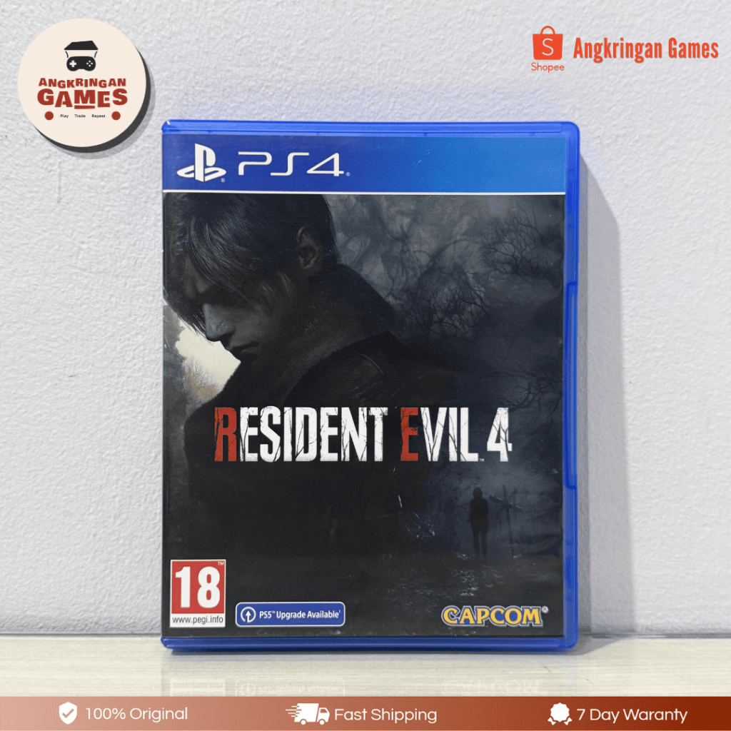 BD Kaset Resident Evil 4 PS4 Second Bekas Ori | Game Survival Horror Action PS4