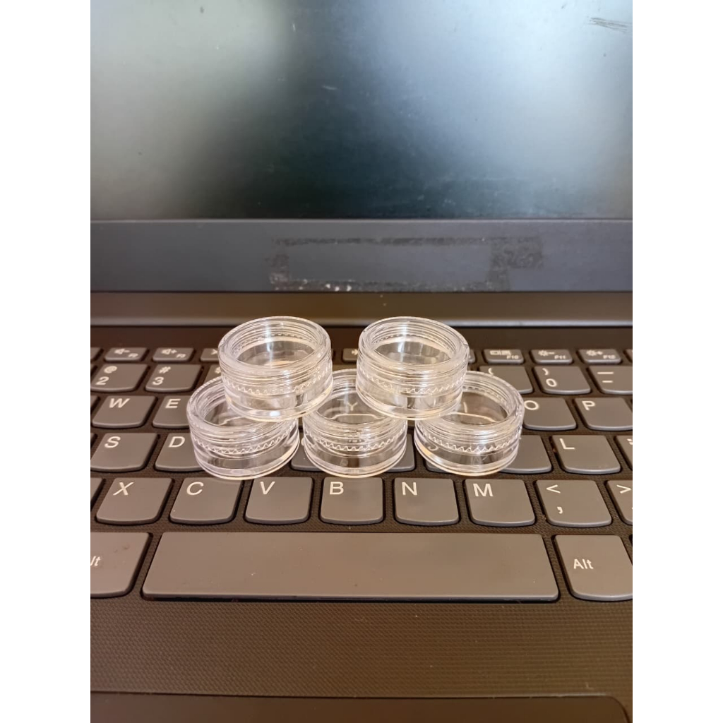 Pot Cream 5 gram Bulat / Pot kelly 5 gr / pot kosmetik 5gr natural2 / pot salep 5gr bening