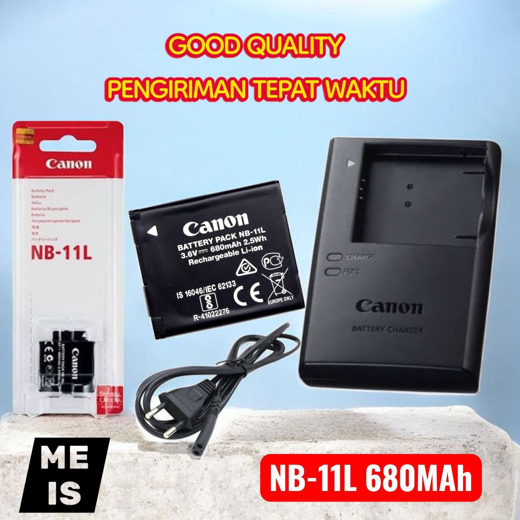 Paket Baterai & Charger Canon Ixus 240 265 275 285 HS  - Ixus 240HS 265HS 275HS 285HS - Casan Carger