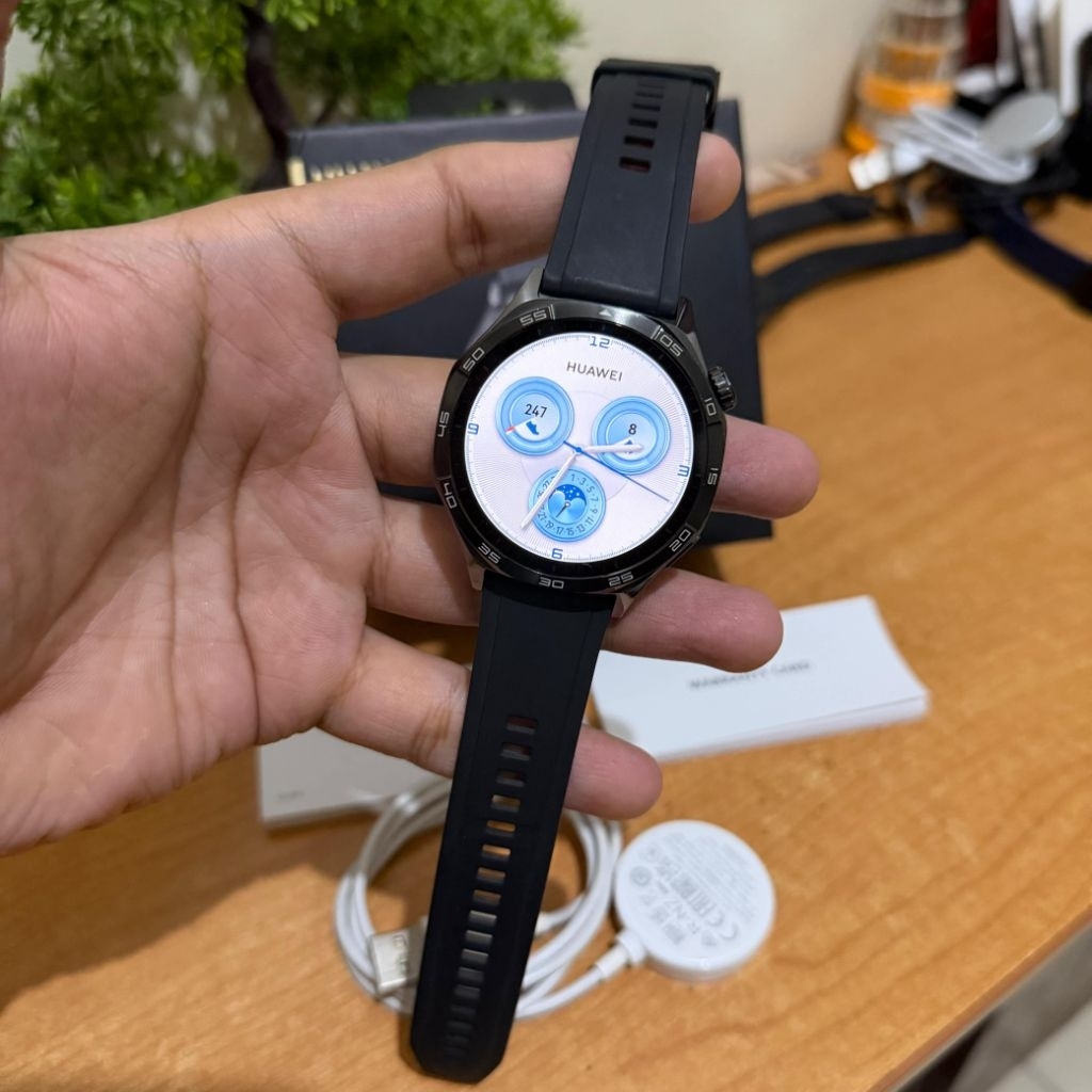 Huawei GT 5 black 46mm kondisi mulus fullset original
