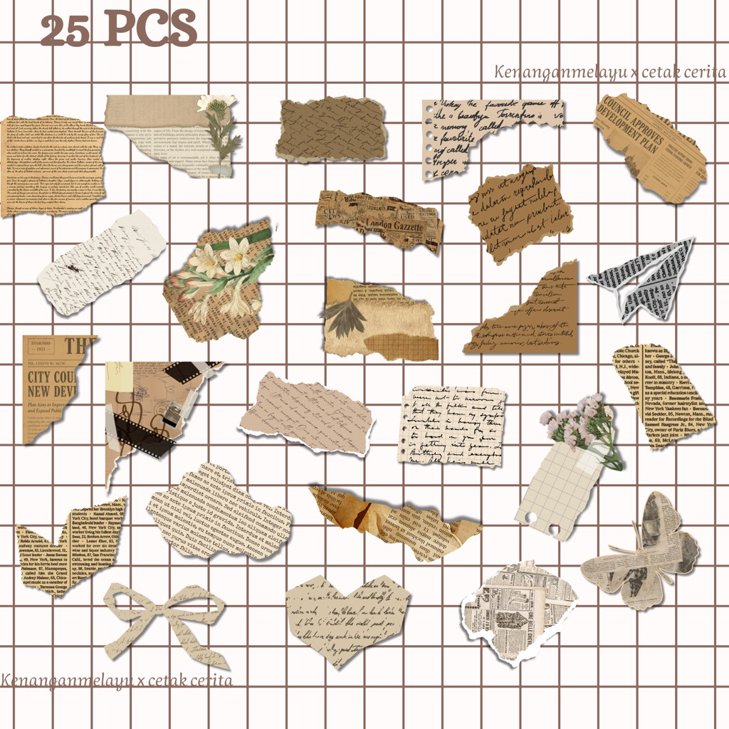 stiker aesthetic vintage | stiker journal aesthetic | stiker scrapbook aesthetic | stiker vintage|st
