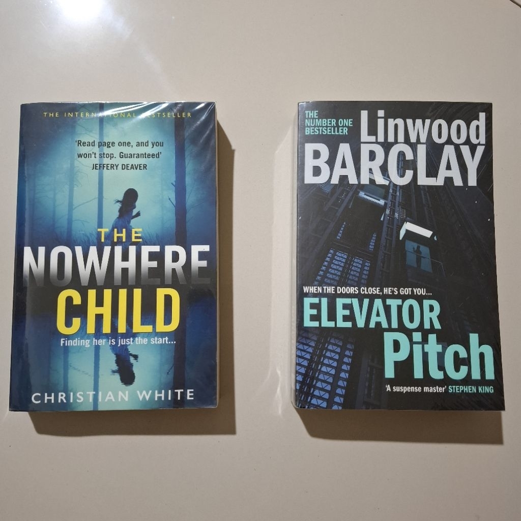 Novel English Prelove Nowhere child dan Elevator Pitch
