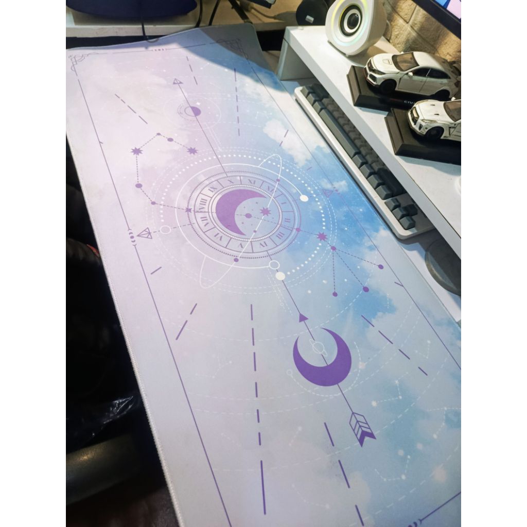 Deskmat Arcana Sky Limited Edition Leendoodles Preloved Mousepad Anti Slip Tipe Speed Untuk Setup Es