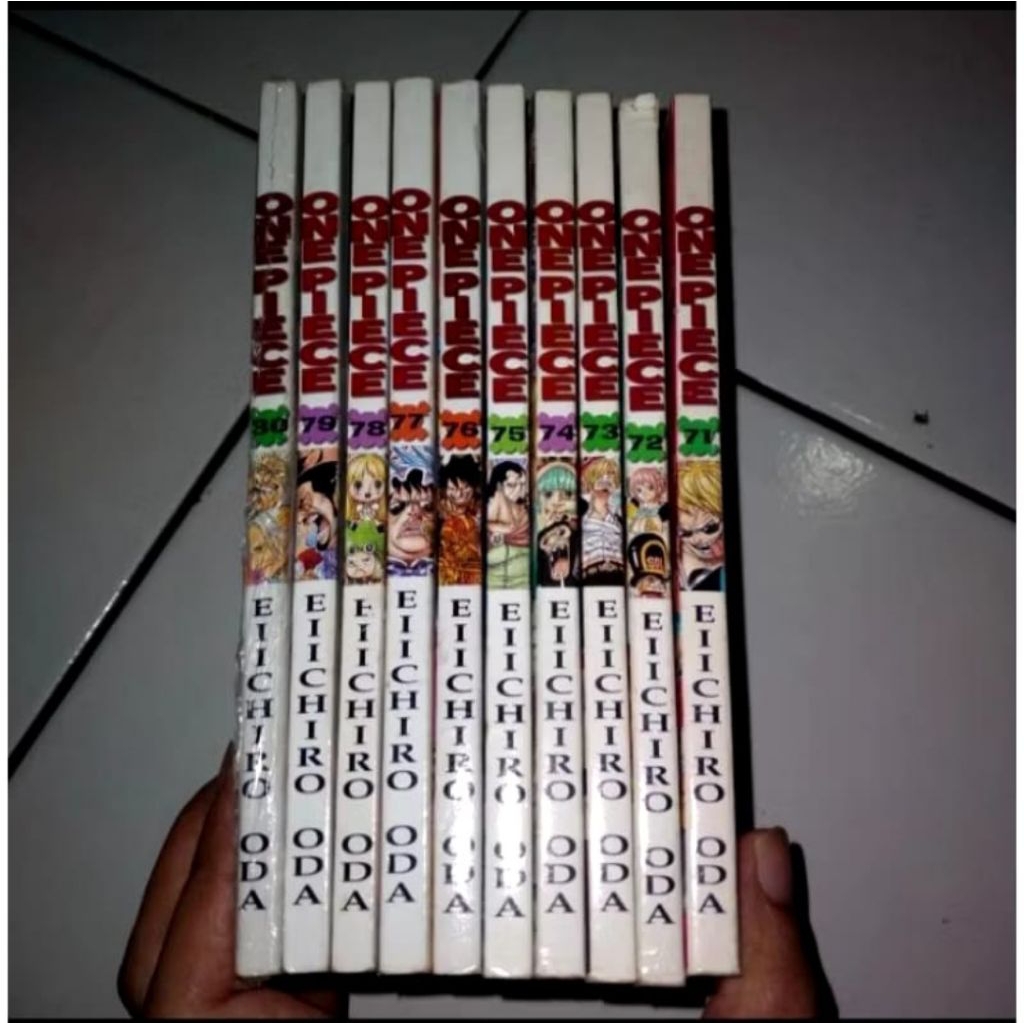 Komik One Piece vol 71-80 Fullset Original Full Second