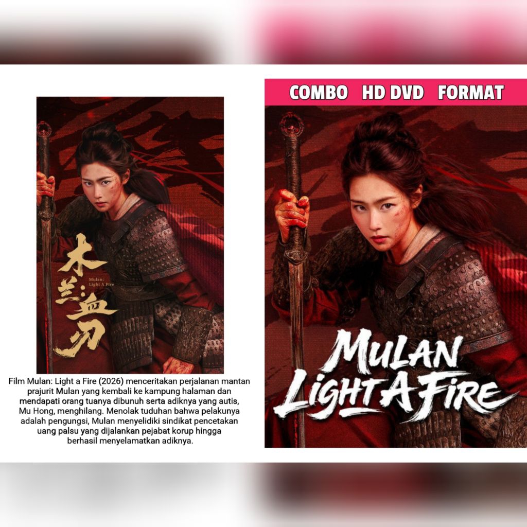 DVD Mulan Light a Fire 2026(Aixu Chu)