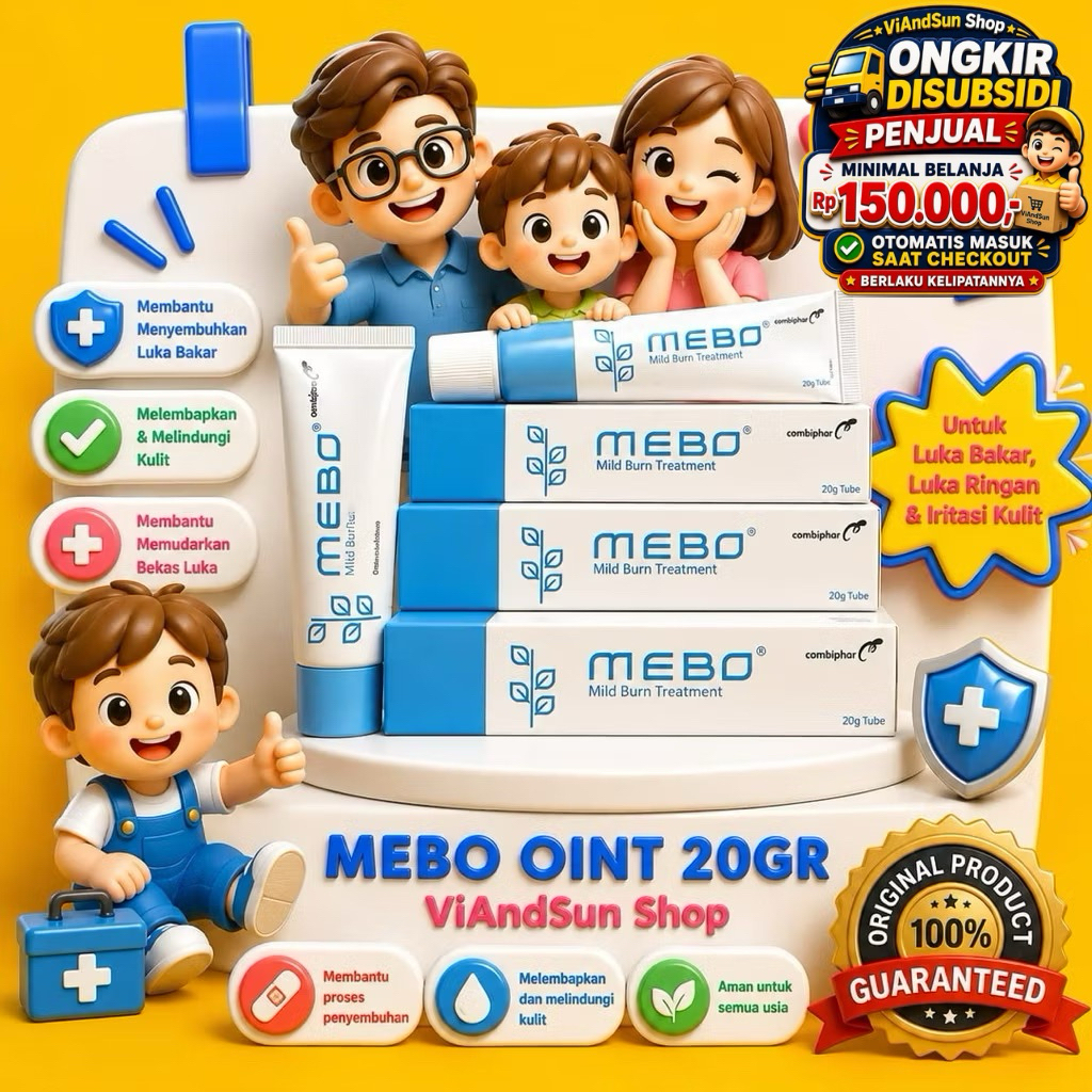 Mebo Oint 20Gr untuk membantu menyembuhkan Luka Bakar - Mebo Wound
