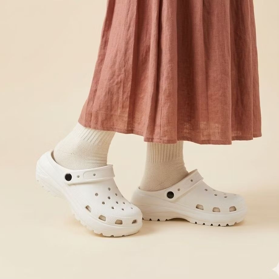 Sandal baim perempuan sepatu sandal crosc wanita sendal clog kekinian anti slip karet eva empuk alib