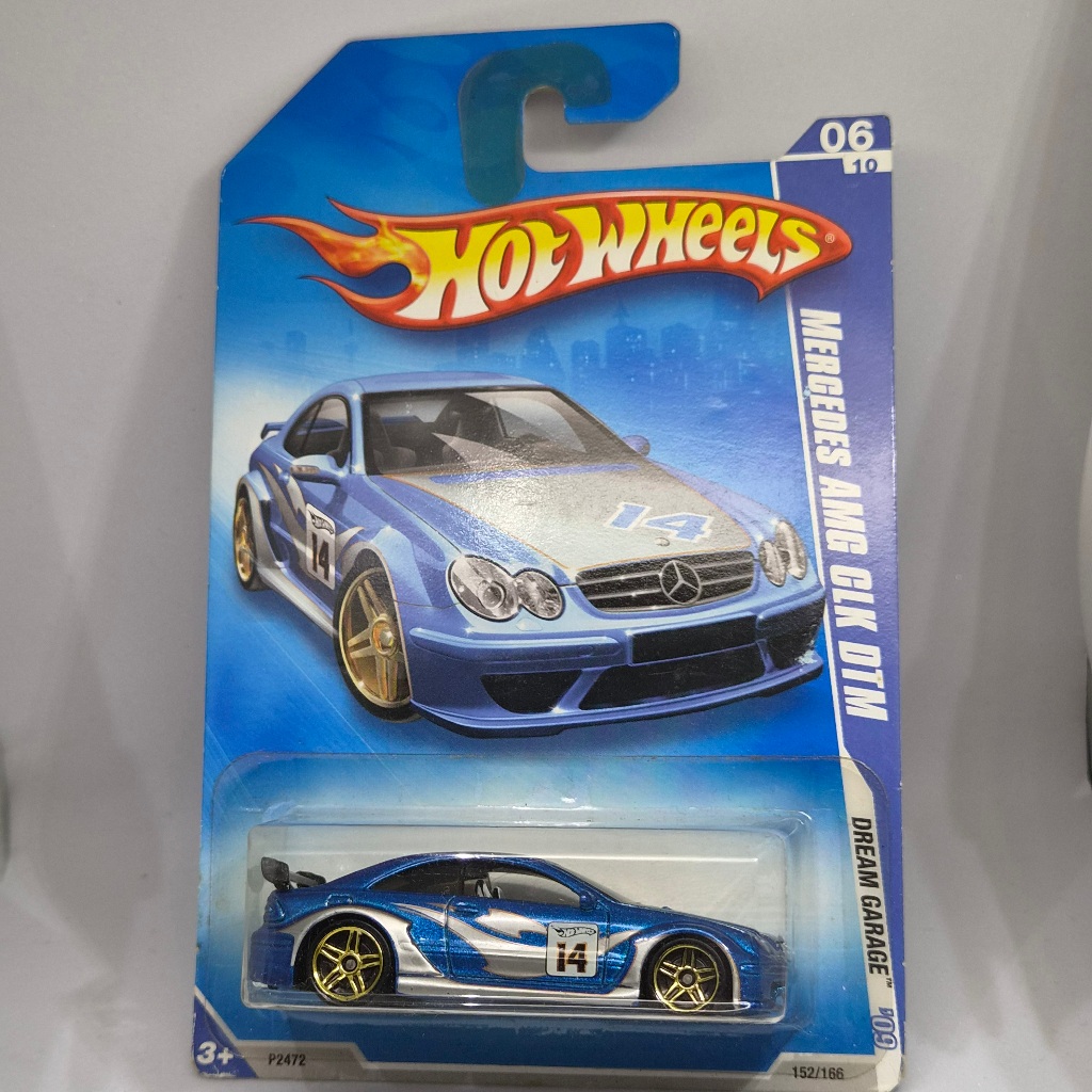 (FREE PROTECTOR) HOT WHEELS MERCEDES AMG CLK DTM