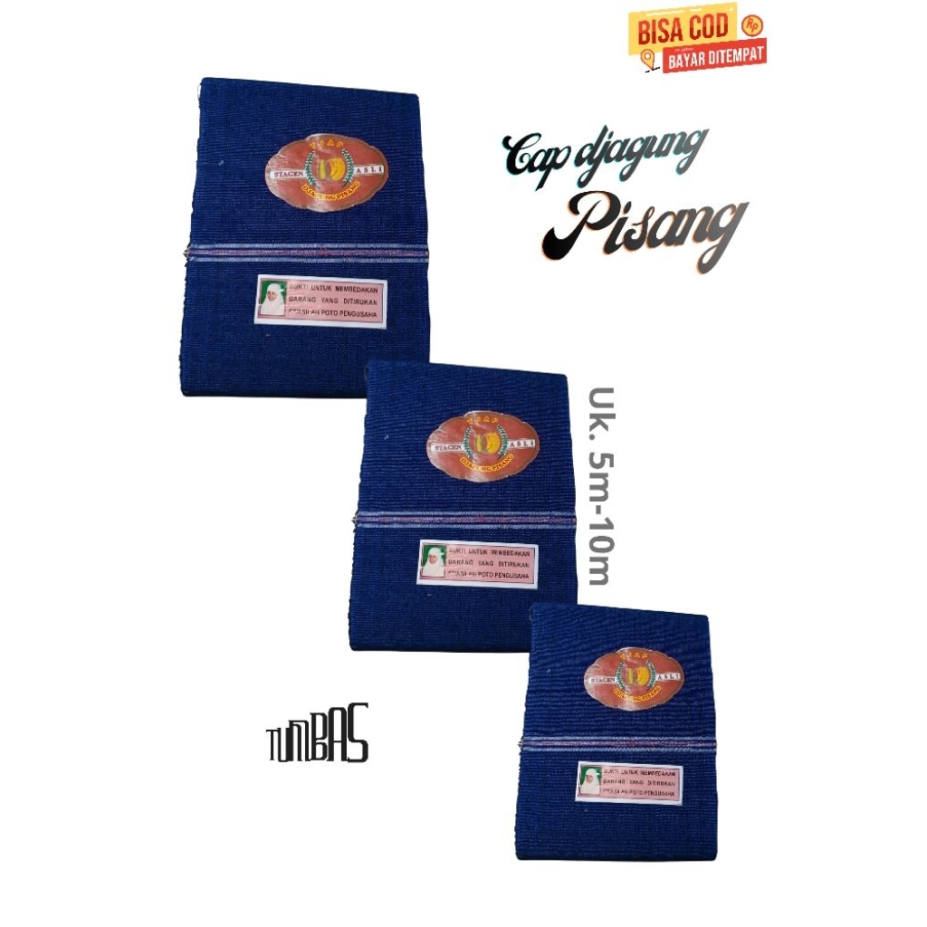 Benting | stagen cap djagung pisang | kendit stagen lilit panjang 5m 10m | bengkung ‎