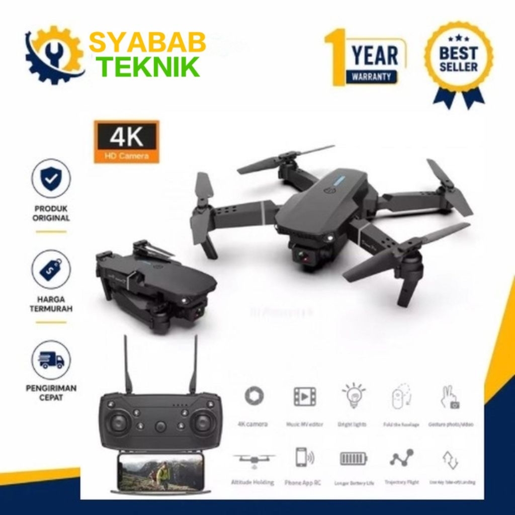 Drone Mini E88 Camera Drone Mainan Anak