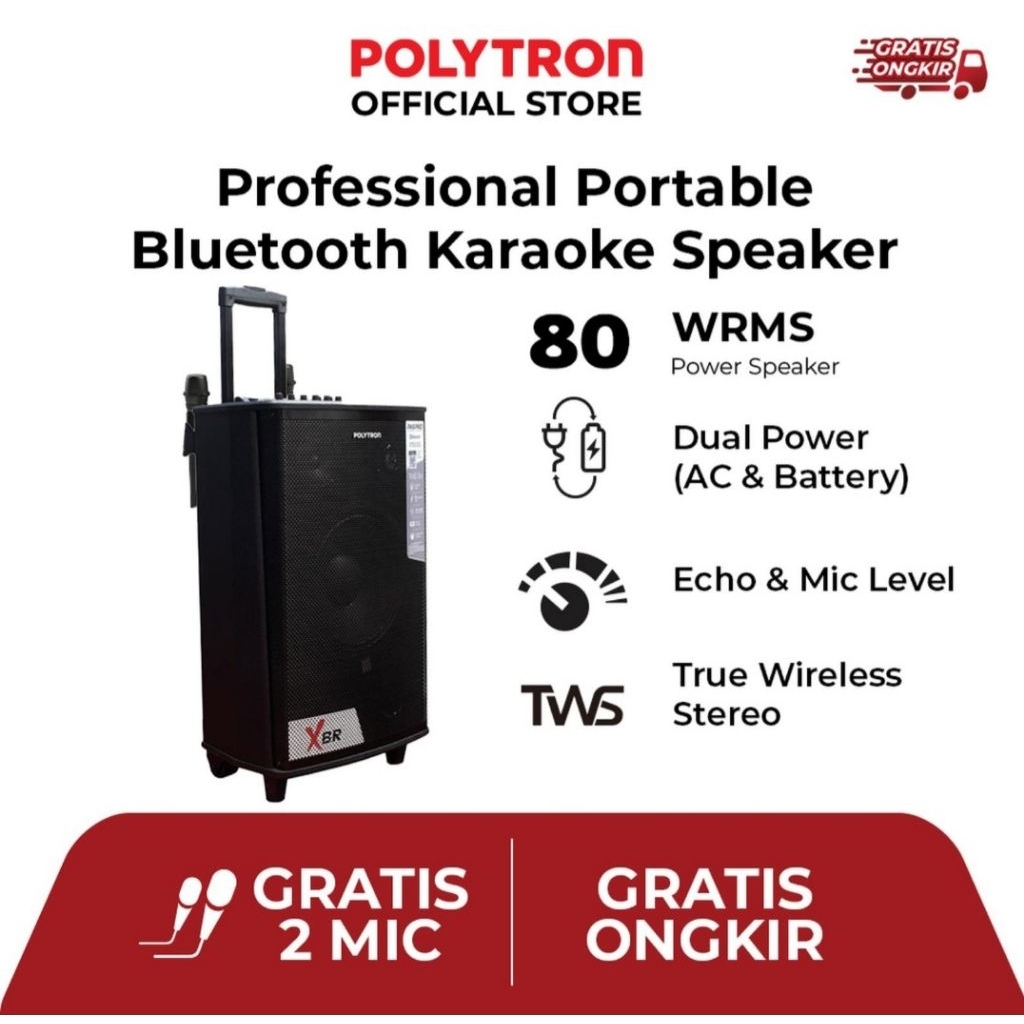 SPEAKER POLYTRON 12INCH PAS PRO 12F7 PORTABLE SPEAKER POLYTRON 12F7