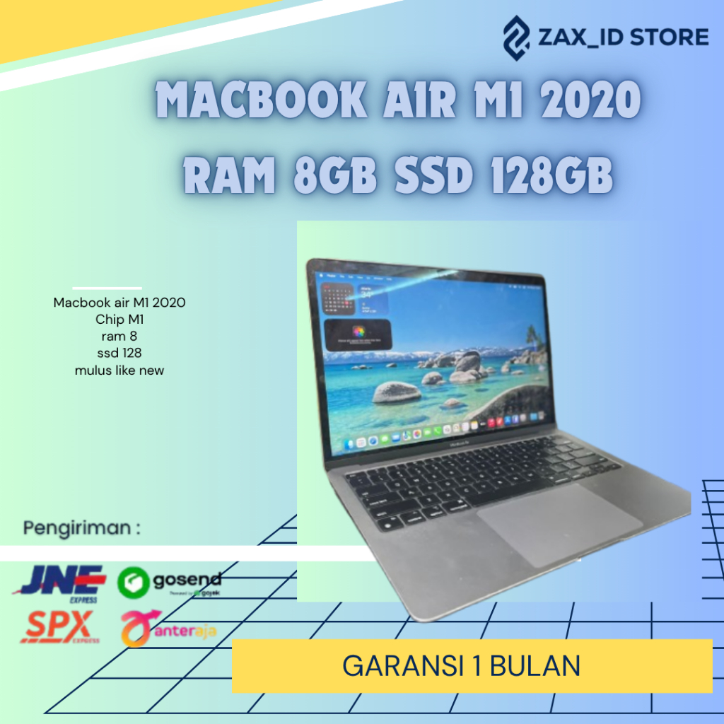 MACBOOK AIR M1 2020 8/128 CHIP M1
