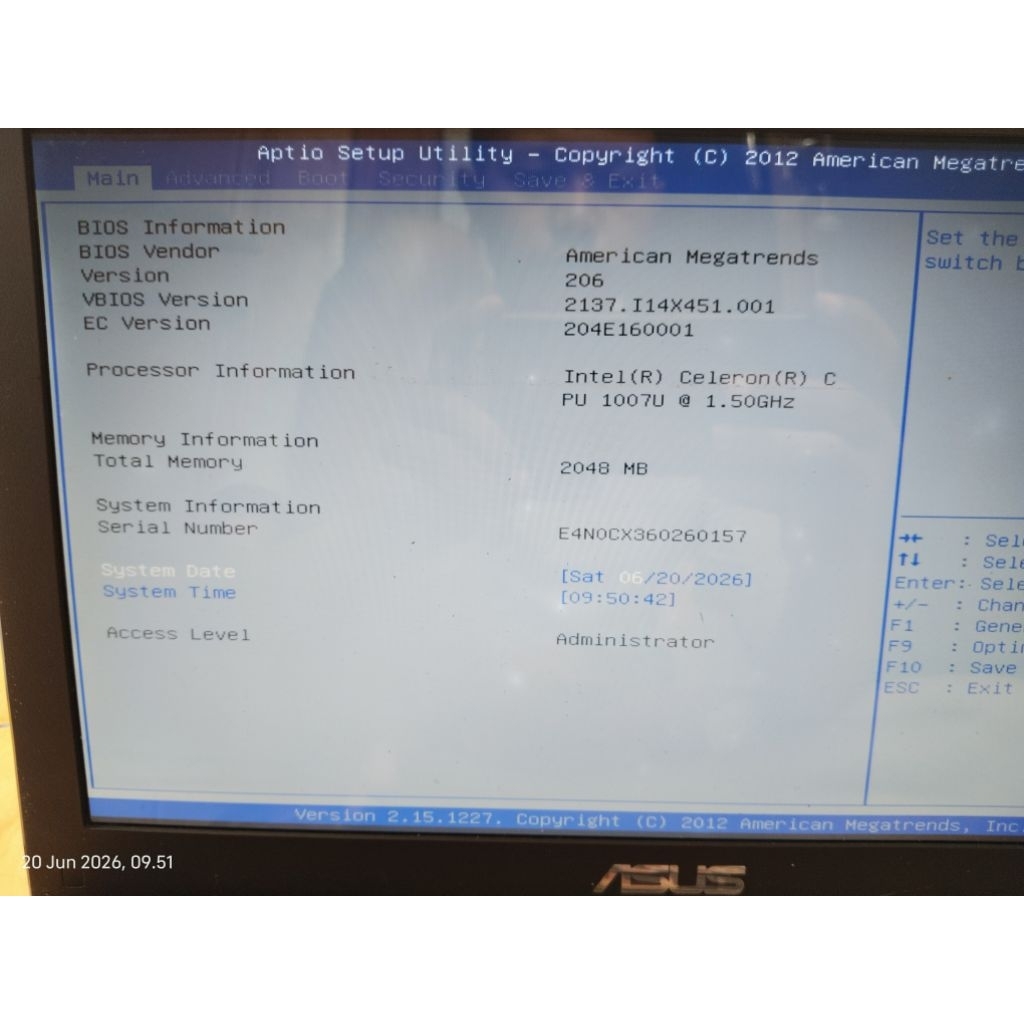 motherboard mobo laptop asus x451ca ram 2gb