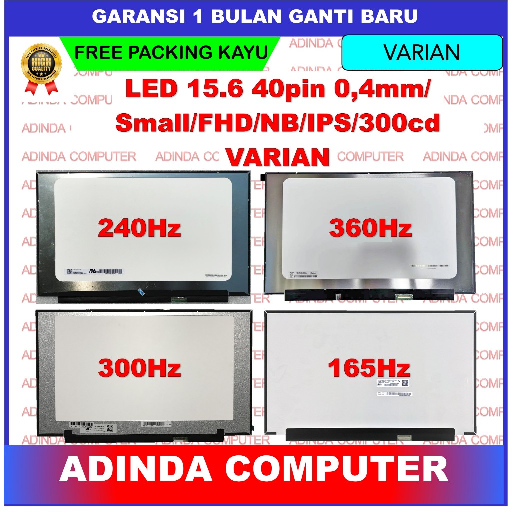 LCD Asus ROG G531GV G531GW HERO Strix 3 15.6 INCH FULL HD FHD IPS 300Hz LQ156M1JW09