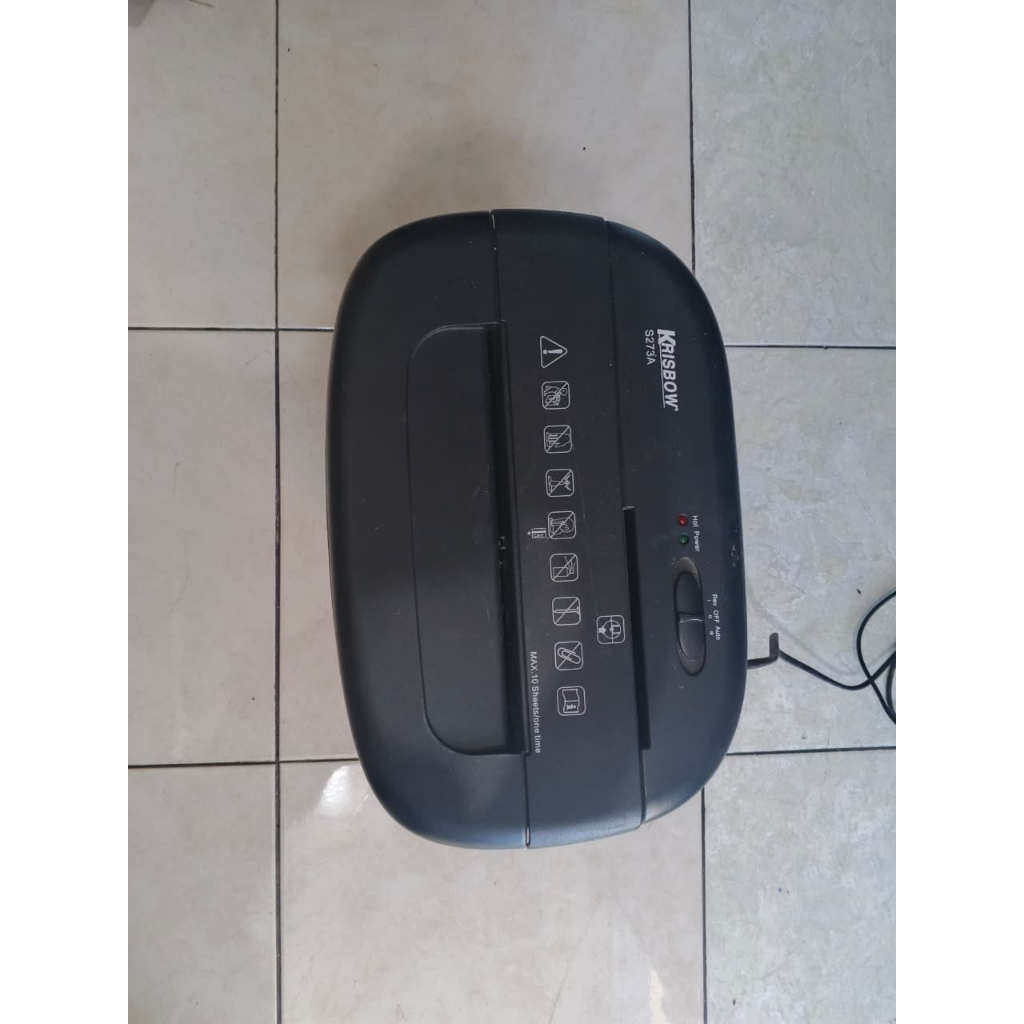 Krisbow Paper Shredder Model S273A
