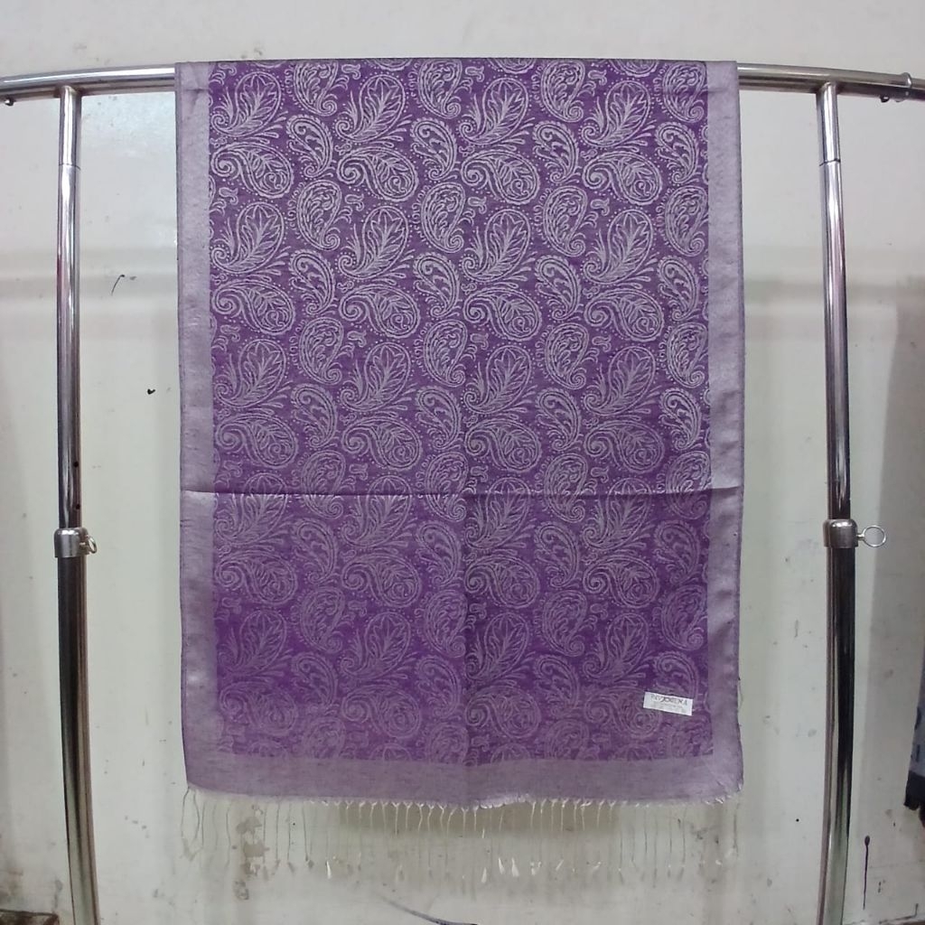 Pashmina Motif Keong 45 Selendang Scarf Syal Shawl Pasmina Halus Souvenir Hadiah Ulang Tahun Birthda