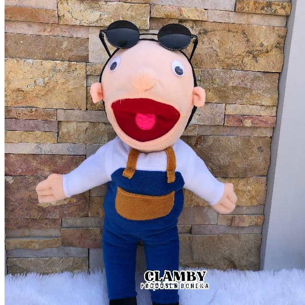 Boneka Muppet Kakak & Adik Chefi, Jessie, Momo/ Boneka Jumbo Ukuran 75cm/ Mainan Boneka