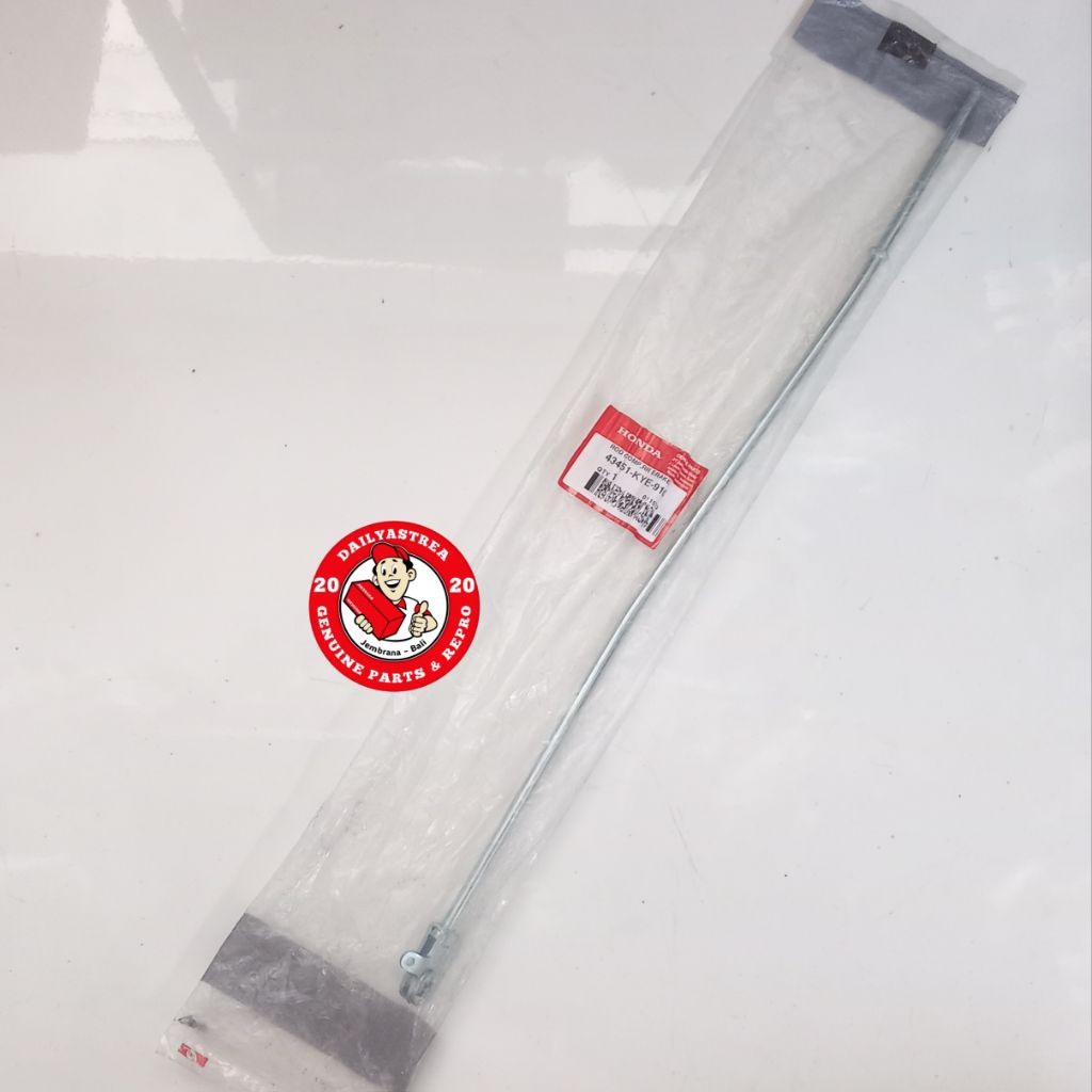 ROD RR BRAKE TIANG LIDI KAWAT REM BELAKANG HONDA MEGAPRO MEGA PRO NEW MONOSHOCK ORIGINAL 43451-KYE-9