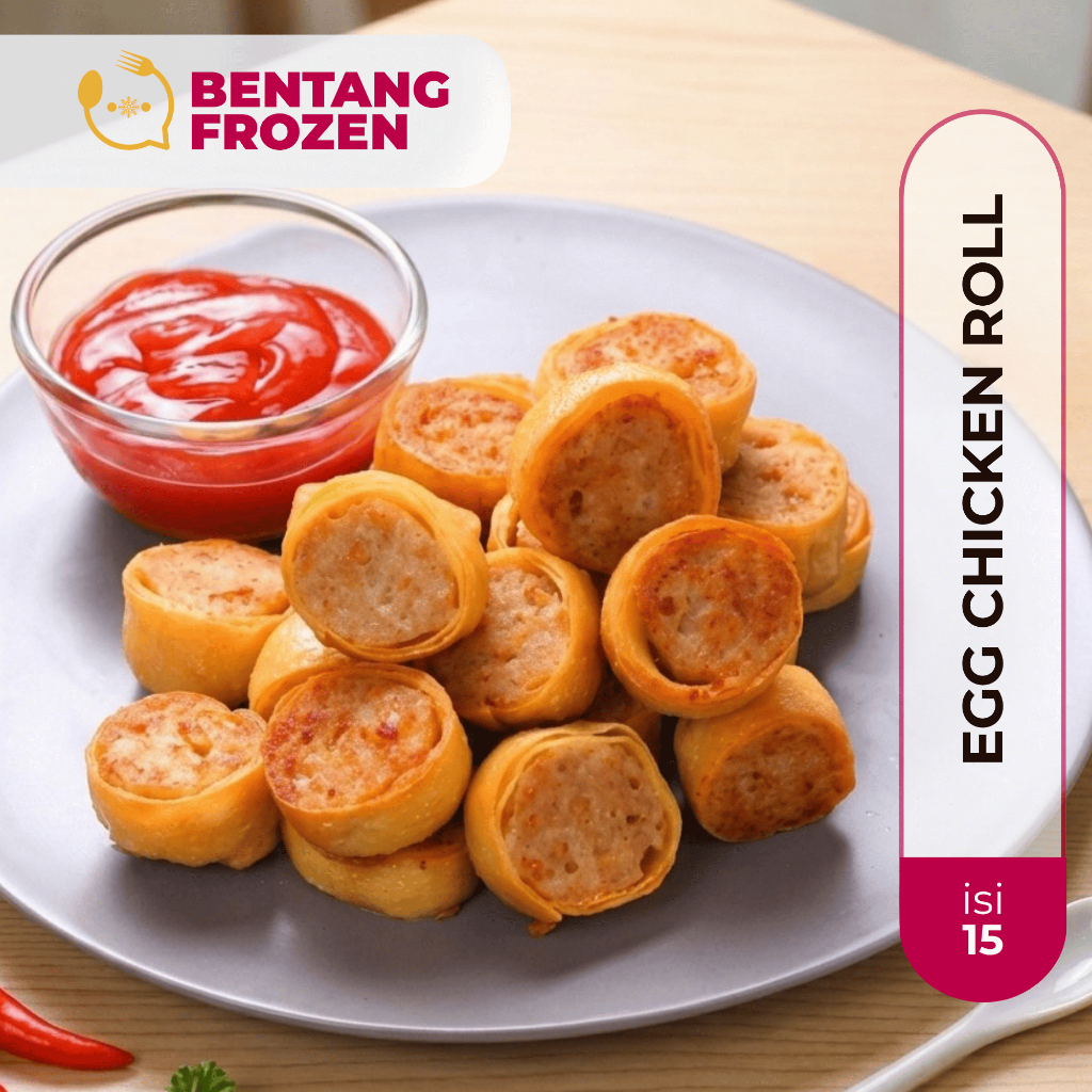 Egg Roll / Egg Chicken Roll Bento Frozen