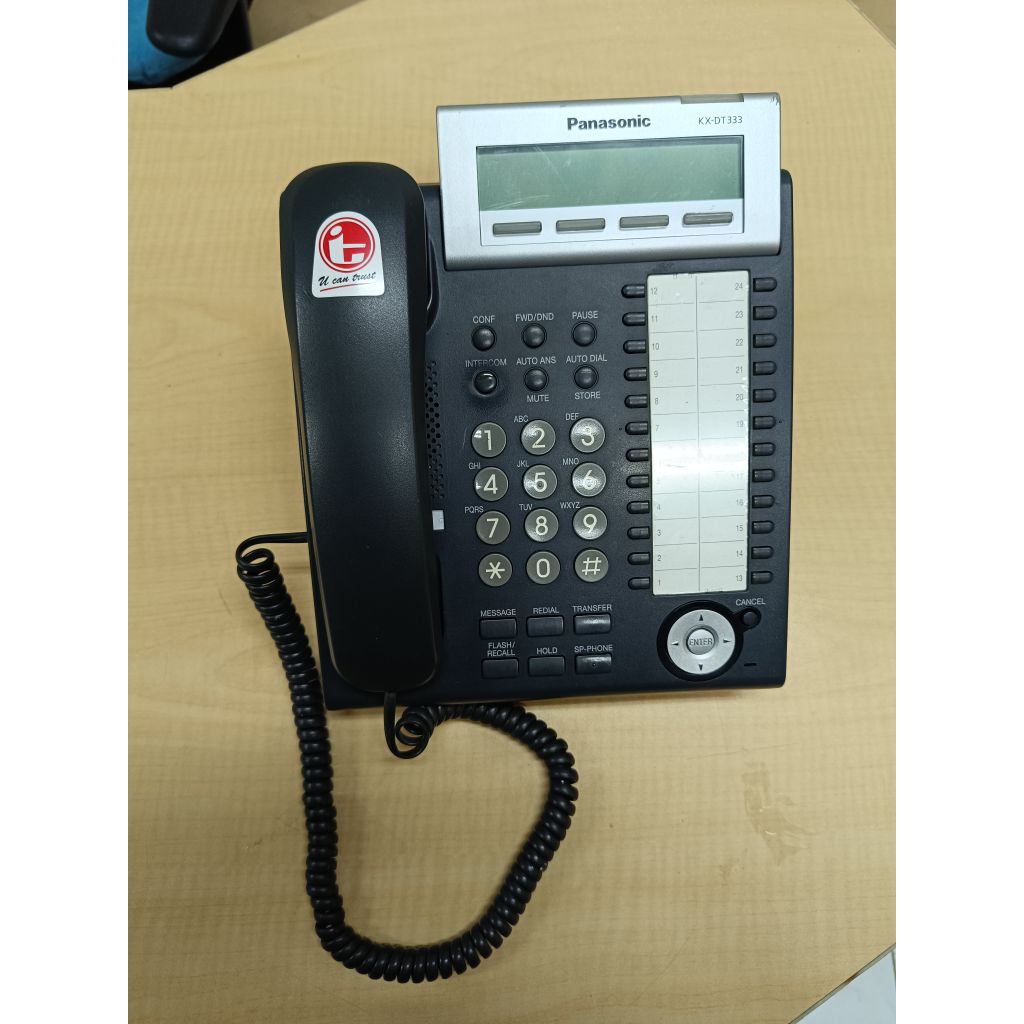 Telephone KX-DT333 BLACK SECOND