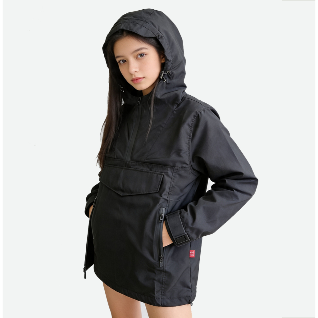Gropcore Woman Jaket Gropcore Anti Angin Jaket Windbreaker Perempuan Raincoat Anti Air Gropcore