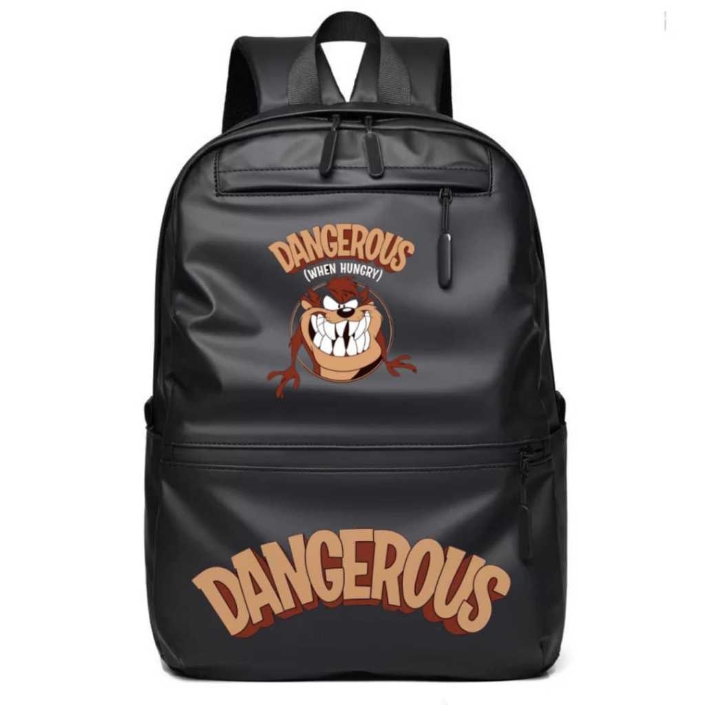 Apage Clothing Tas Ransel Backpack Distro Dangerous Tazmania Music gendong pria wanita sekolah keren