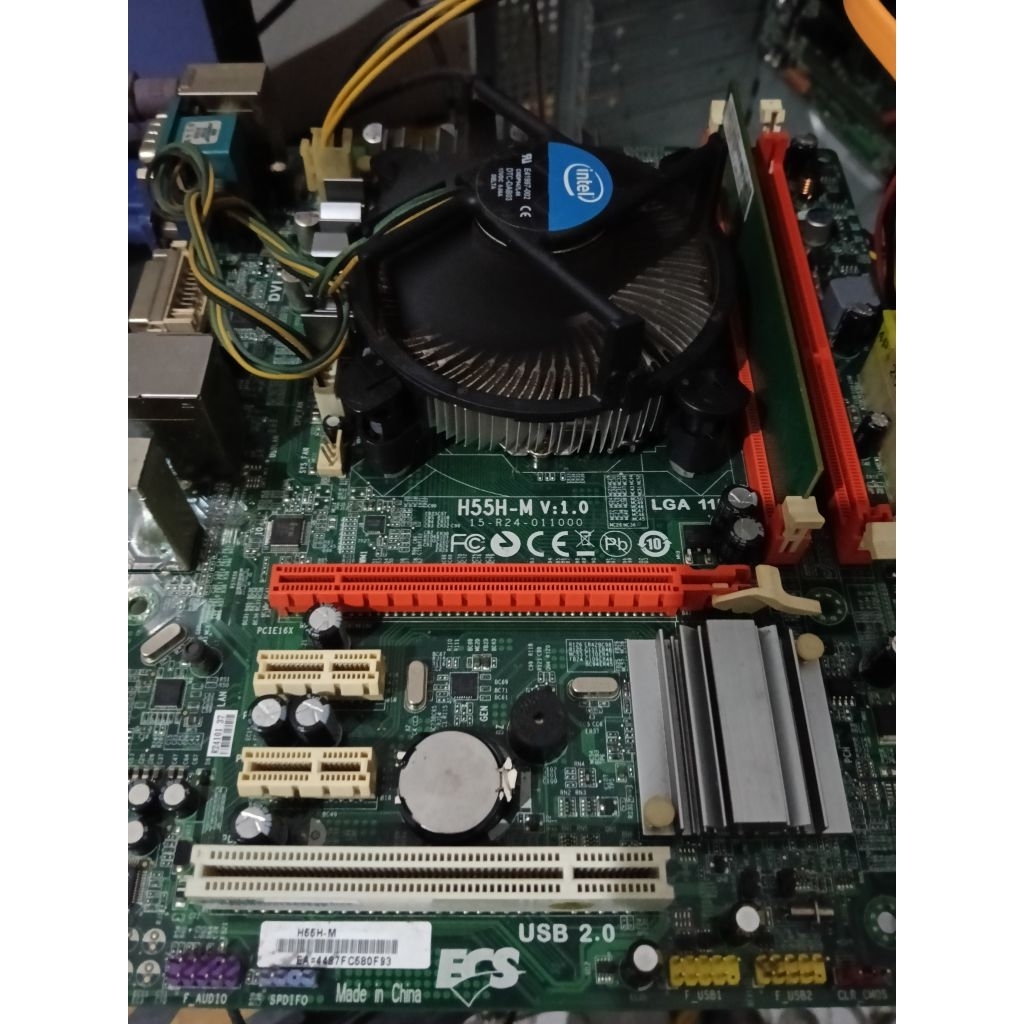 paket mobo H55h i3