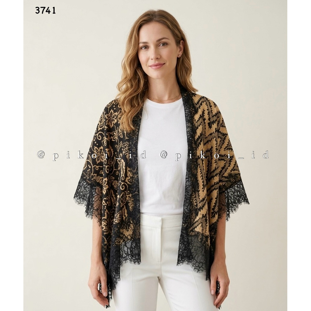 Pikoi_id | Cardigan batik wanita premium / outer batik wanita modern elegan / luaran batik viscose r