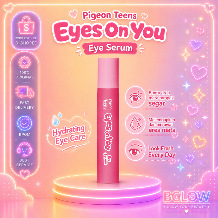 Pigeon Teens Eyes On You Eye Serum | Skincare remaja|Solusi mata panda & kantung mata | Perawatan ma