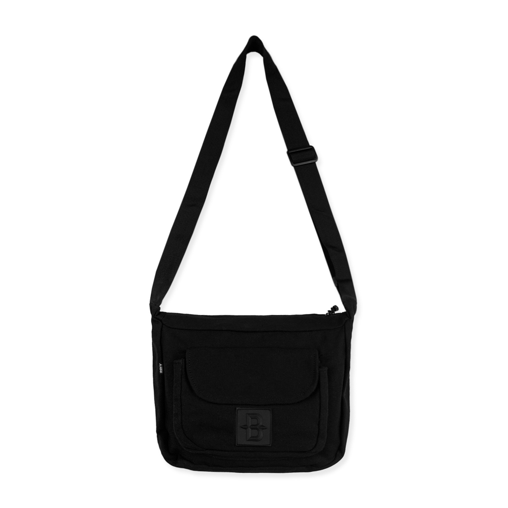 Barley Division Fuzy Black Shoulderbag - Tas Selempang