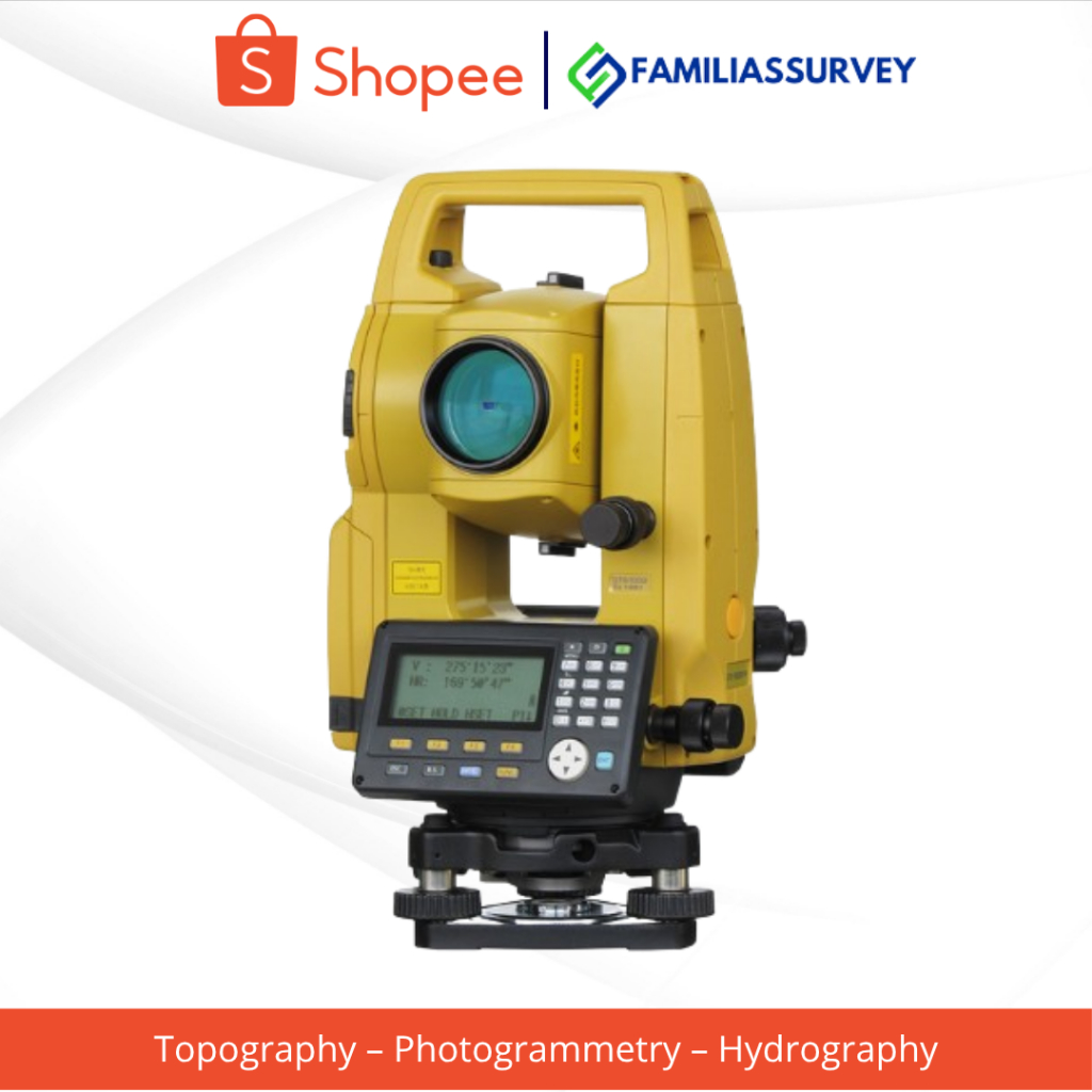 Total Station Topcon GTS-1002 / Topcon GTS 1002 / Topcon GTS1002 / Murah Lengkap Set