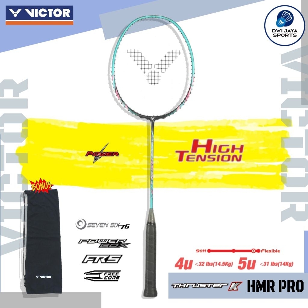 Raket Badminton Victor Thruster k HMR PRO U | Victor TK-HMR PRO | Victor Tk HMR PRO | TK-HMR PRO U