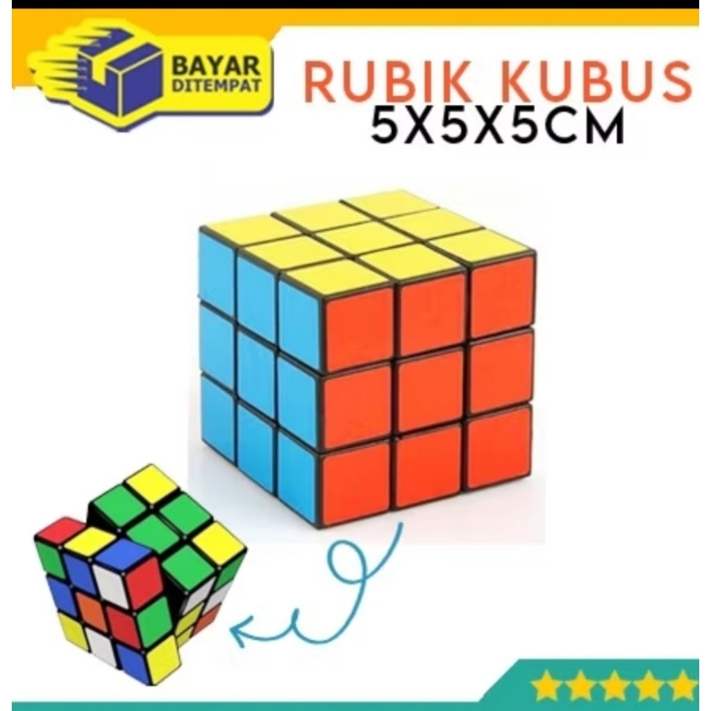 Rubik besar 5x5x5cm