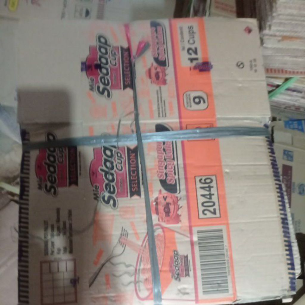 Dus mie instant indomie mie sedap kardus bekas kardus murah bandung dus packing