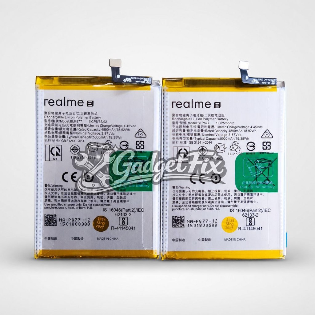 Baterai Batre Realme BLP877 Original HP Realme C35 RMX3511 Battery Batrei Rilmi