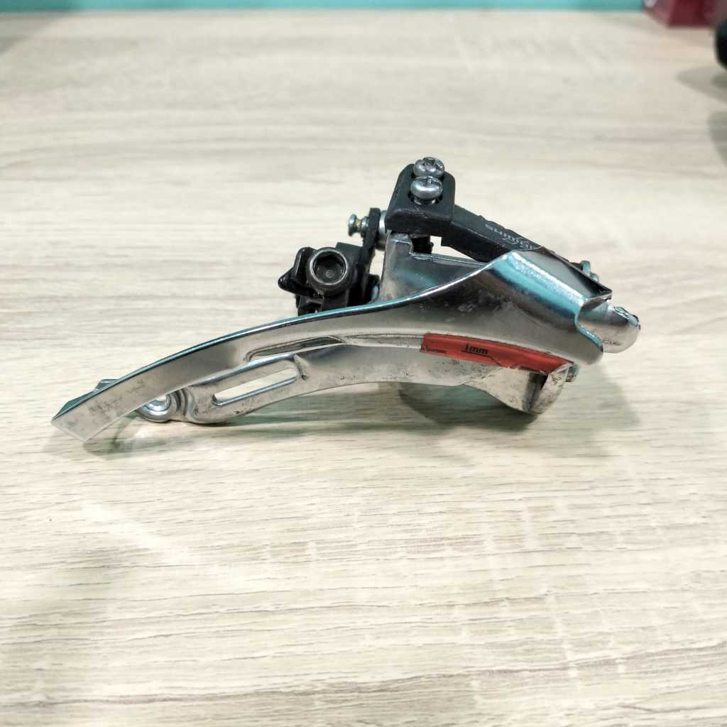 FD Front Derailleu SHIMANO FD-MC14 MTB Federal Surly Kuwahara vintage jadul Clamp 28.6 Jalur Tarikan