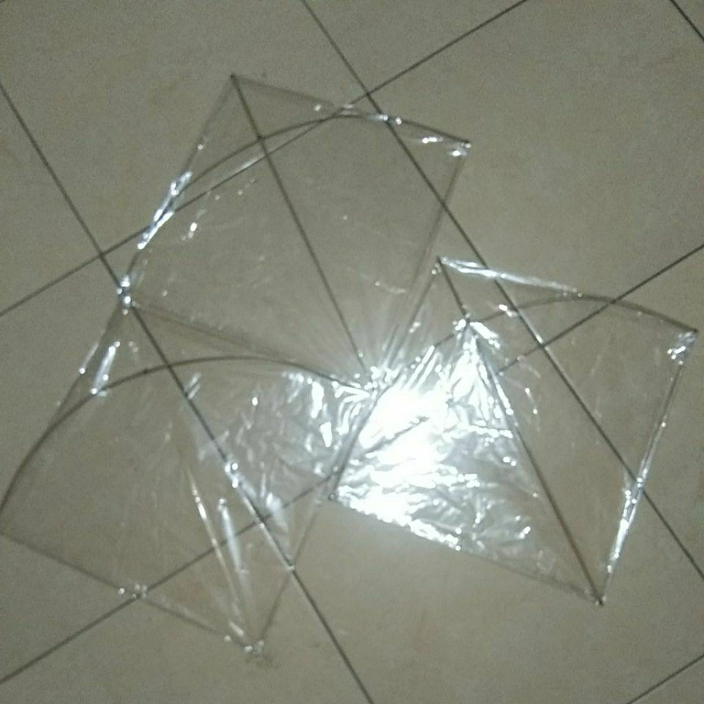 layangan plastik bening ukuran 58