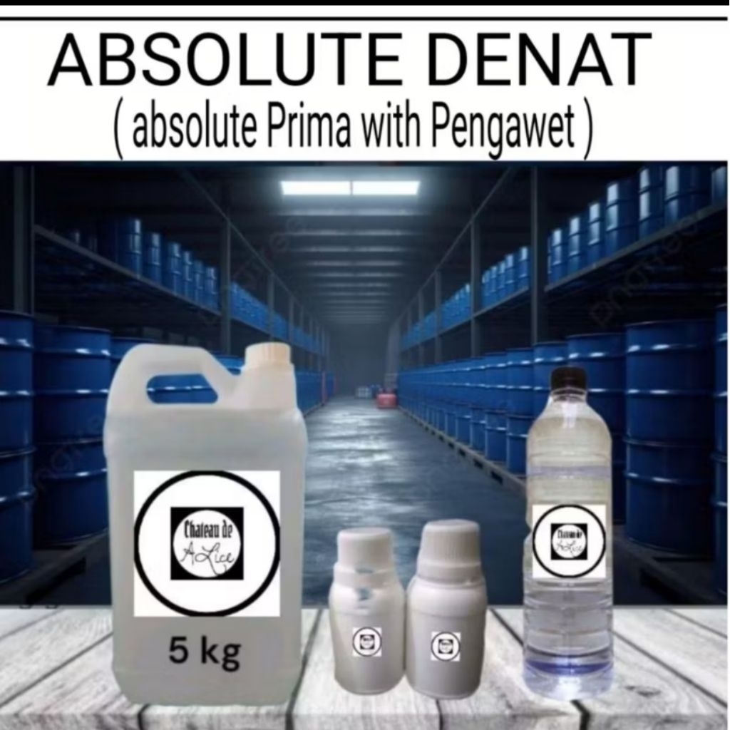 Absolute denat 1 Liter / Absolute Parfum / Pengencer Parfum / Pelarut Parfum/ Campuran Buat Parfum L